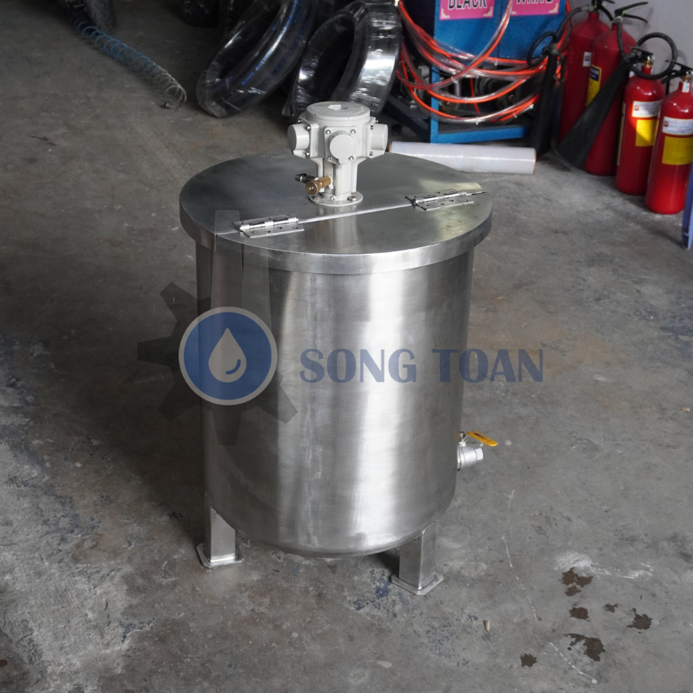 máy khuấy 100 lít 5 piston 1/2 HP